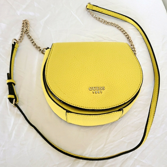 Guess Handbags - SOLD - GUESS - Small yellow handbag